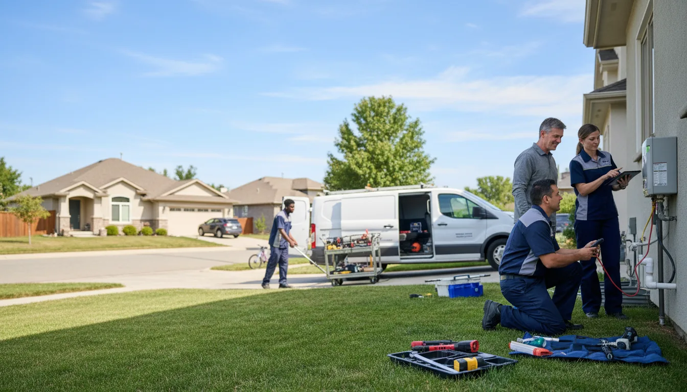 Tankless water heater service in Markham, IL